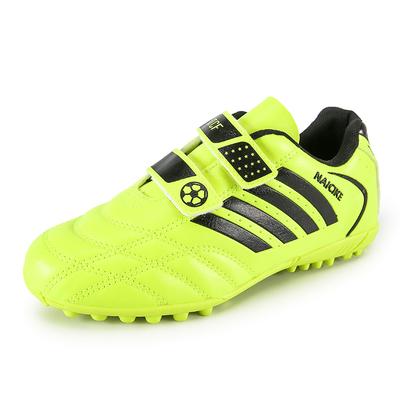 Zapatos de entrenamiento para niños, calzado de fútbol al aire libre con clavos cortos, antideslizantes, resistentes al desgaste, absorbentes de golpes
