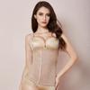 Lace Breathable Back 6-Row Hook-and-Eye Steel Boned Waist Support Push-Up Body Shaper