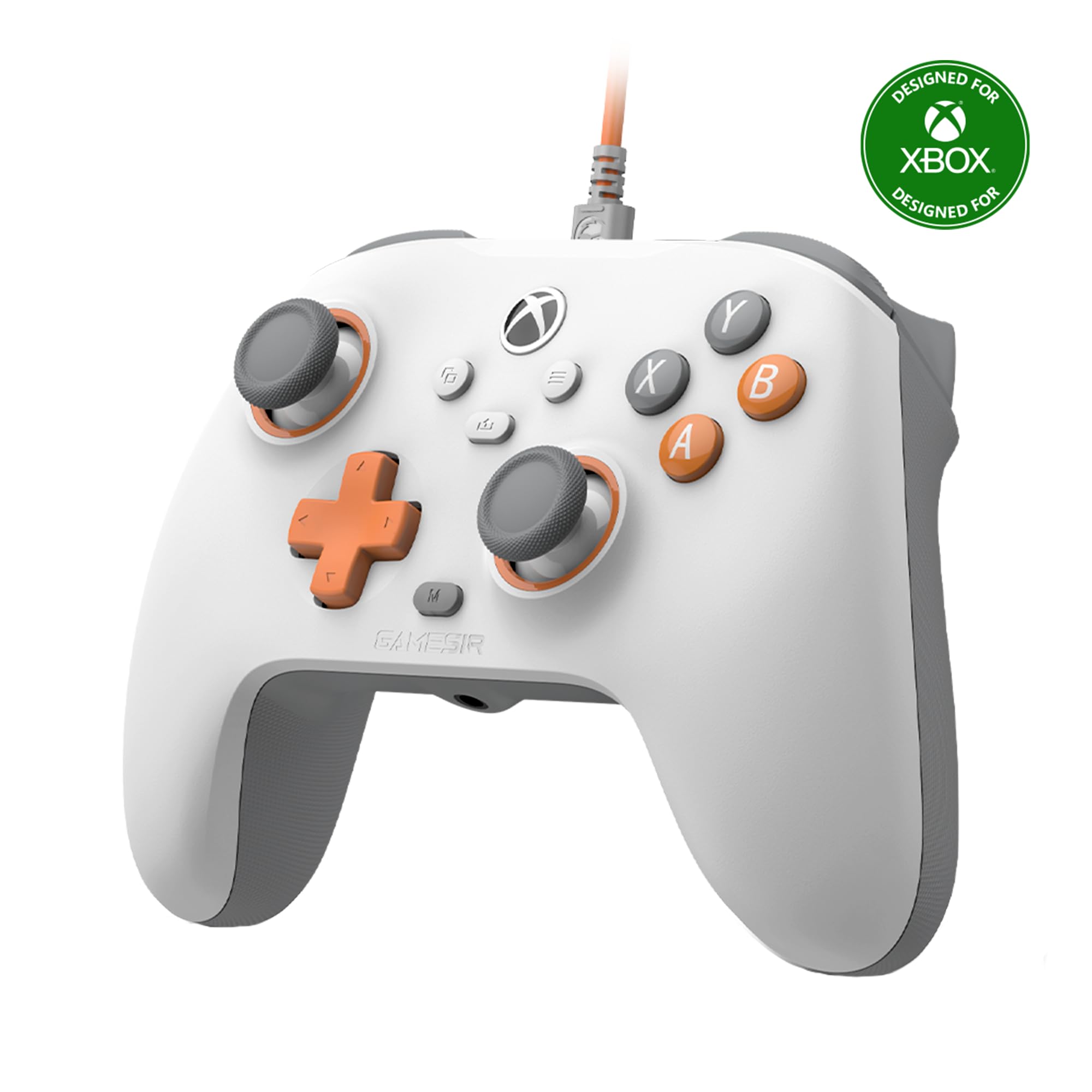 

GameSir T7 Game Controller Wired Gamepad Hall Effect Joystick Controller with Hall Analog Triggers Membrane Button Gaming Controller with 4 Vibration білий