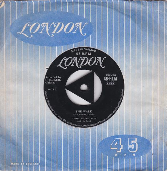 

7-дюймовая пластинка JIMMY MCCRACKLIN & HIS BAND - The Walk 45HLM8598 London Records 1958 UK Soul/Funk б/у
