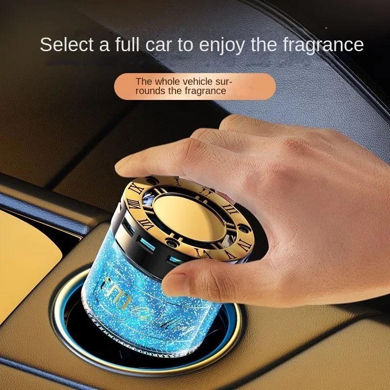 New Car Aromatherapy Solid Perfume Starry Sky Flowing Sand High-End Fragrance Long-Lasting Scents Glitter Decor Air Freshener