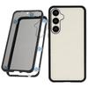 For Samsung Galaxy S25/S24 Case with Anti-Spy Screen Protector Tempered Glass Metal Phone Cover Magnetic Clasp