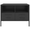 TV Stands 2 Pcs Black 68 X 39 X 50.5 Cm Steel