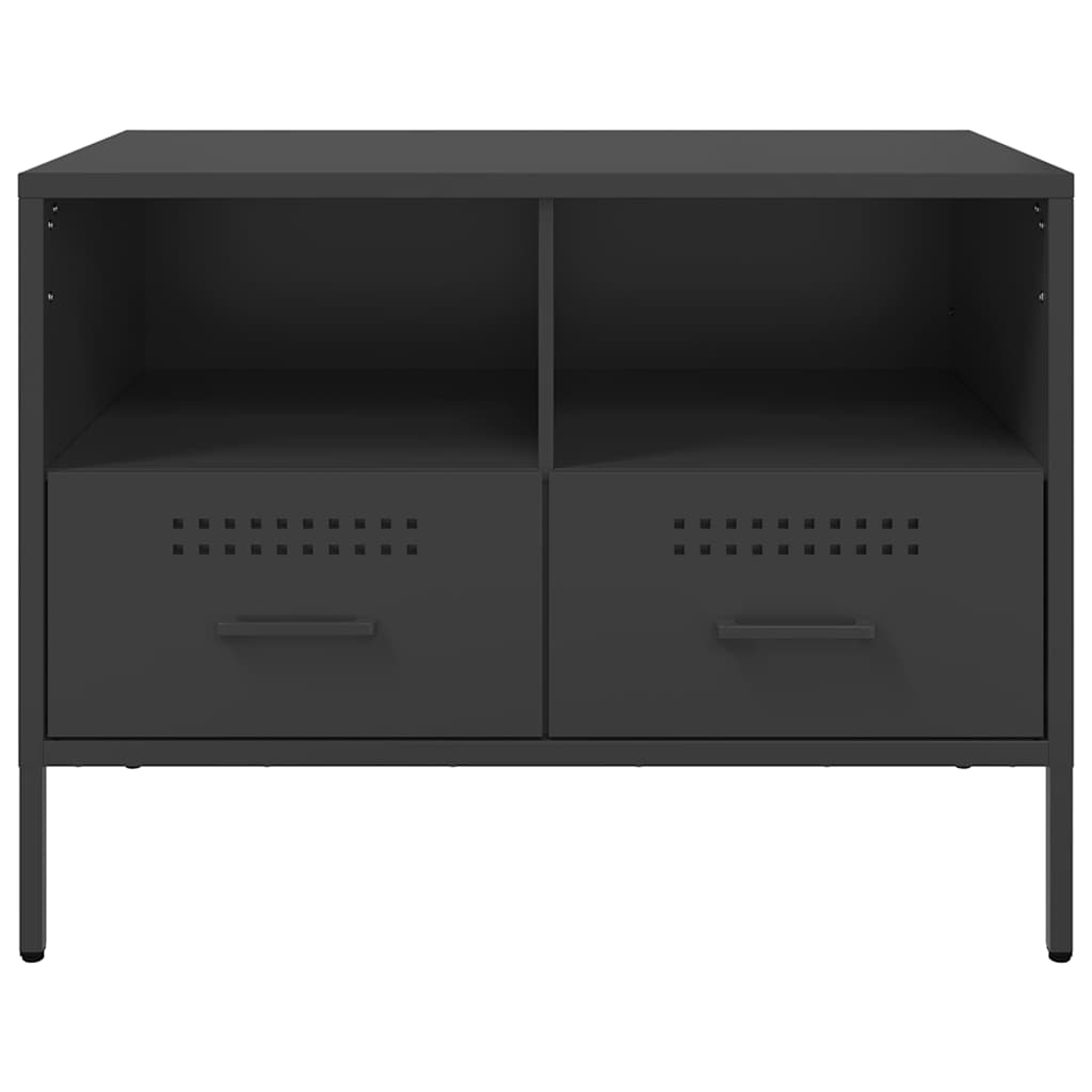 TV Stands 2 Pcs Black 68 X 39 X 50.5 Cm Steel