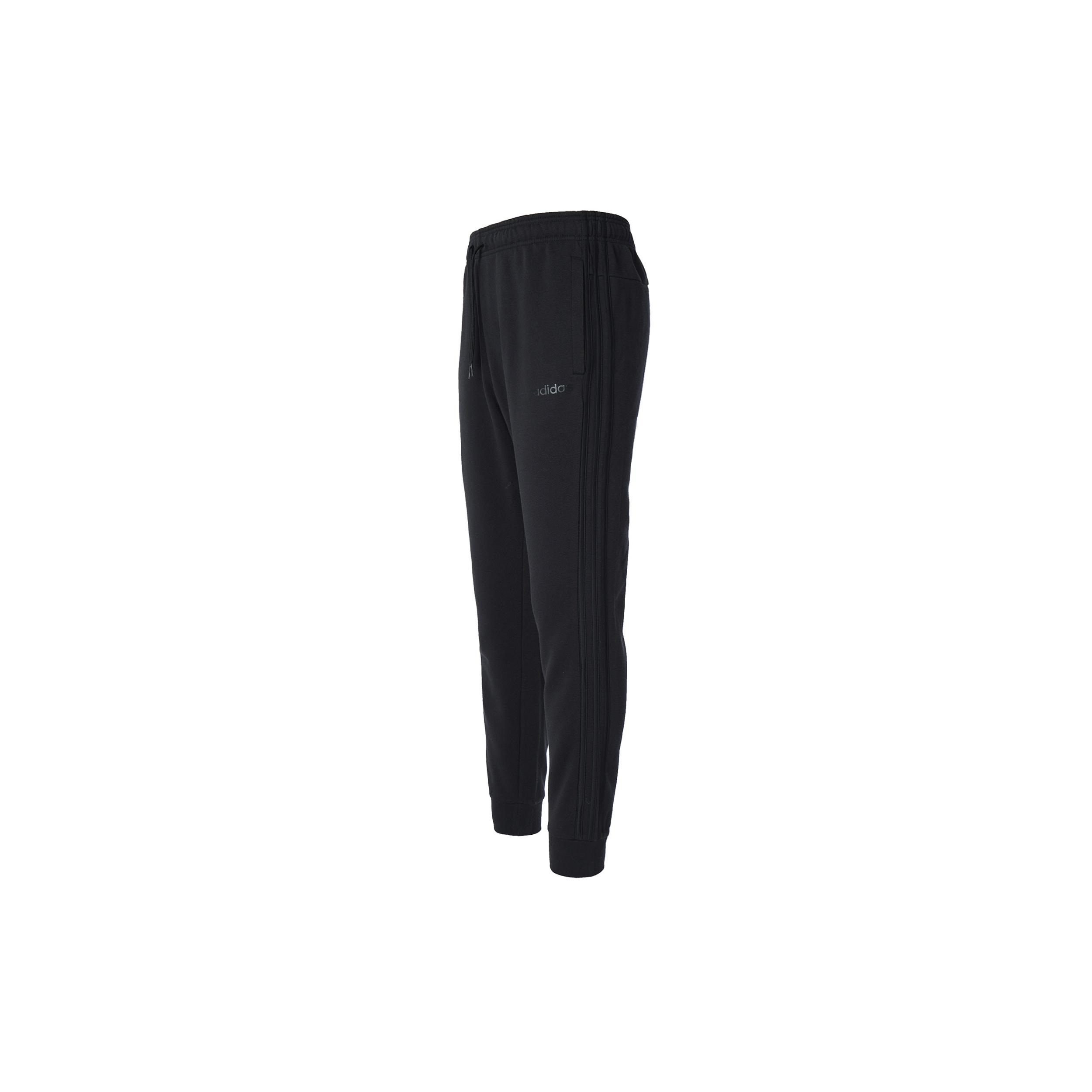adidas Classic Logo Drawstring Fleece Lined Sports Pants Black Men s FI1476 S