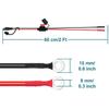 SAE Extension Cable, Battery Tender Extension Cable For Motorcycle/Motorbike/Car/Solar Panel, 16AWG SAE Battery Connector 2FT, SAE Adapter (2PACK)