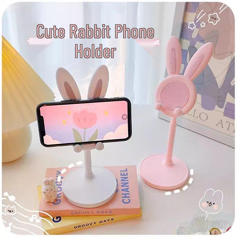 Adjustable Cartoon Rabbit Phone and Tablet Holder