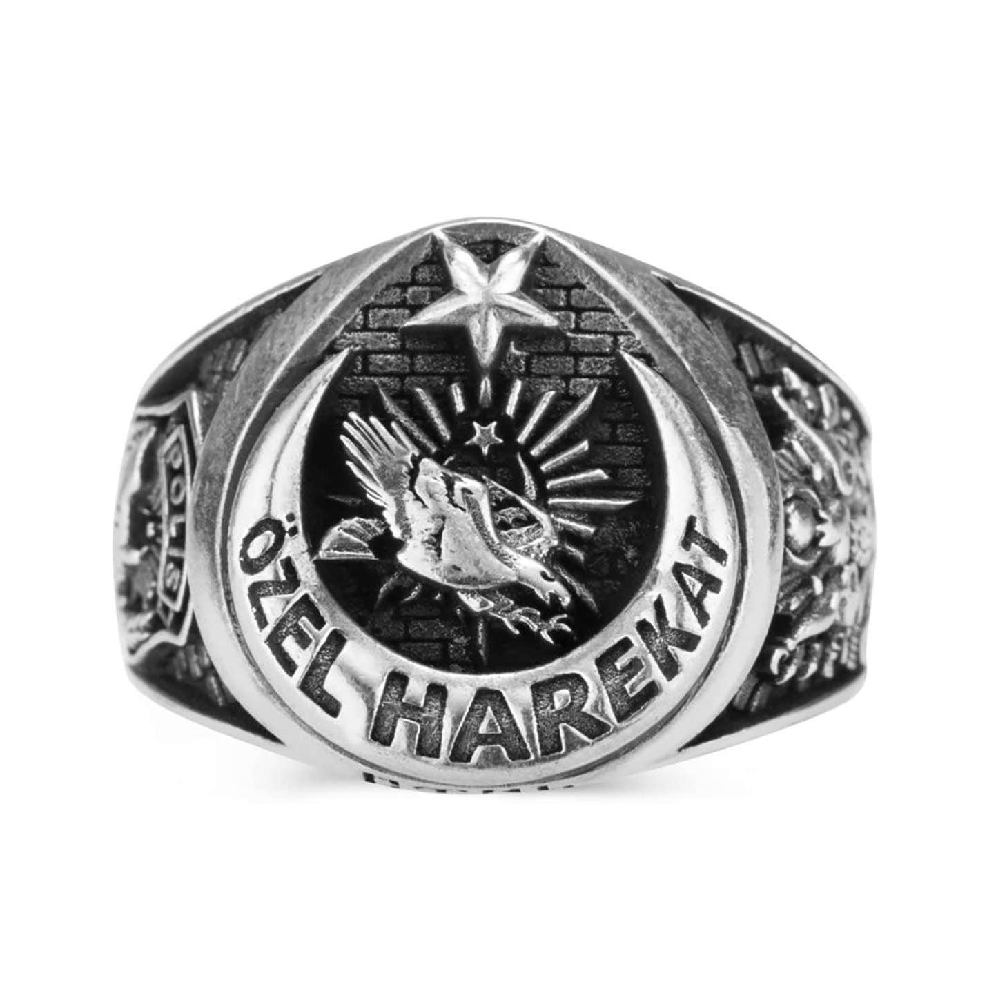 

Кольцо специальных операций полиции Османской империи без камней