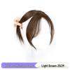 Women's Fluffy Clip-In Real Hair Top Wig with Natural Bangs to Cover Hairline and Conceal Gray Hair.