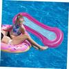 Red Float Bed with Net Swimming Floating Mat Aerated Pool Pad Easy to Carry Relaxation beach vacation essentials pool toys