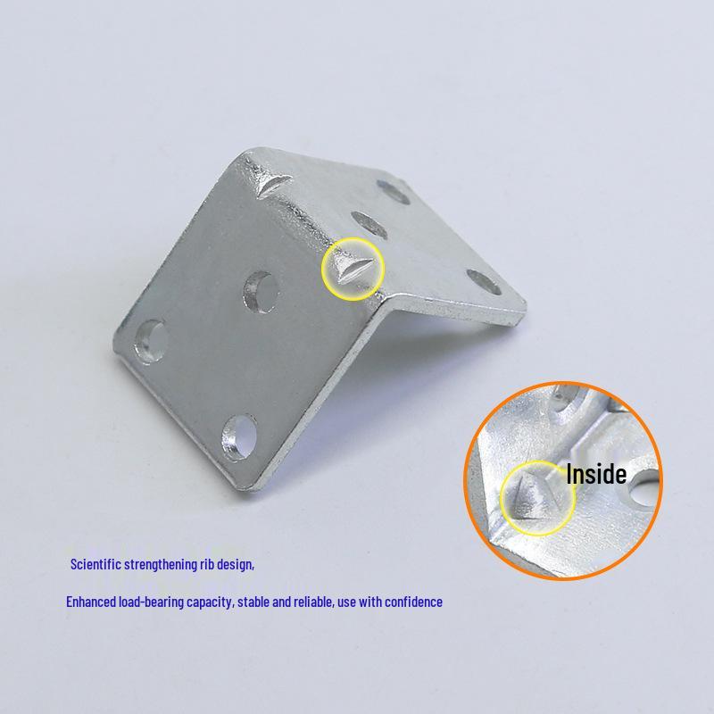 Right-Angle Iron Bracket for Wardrobe, Bed, or Chair Reinforcement