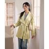 IEF British Style Trench Coat with Belt
