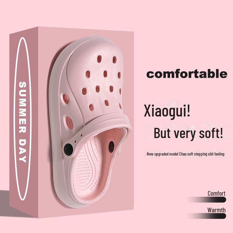 Women's Summer Closed-Toe Sandals: Lightweight, Non-Slip, Soft-Bottom Beach Shoes for Outdoor Activities (2024 New Collection).