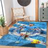 Star Player 3 Customized Name Floor Rug Office Rug Perfect for Foyer Living Rooms Balcony Dormitory Antislip Carpet Office home decor