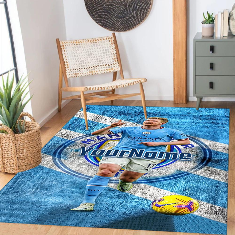 Star Player 3 Customized Name Floor Rug Office Rug Perfect for Foyer Living Rooms Balcony Dormitory Antislip Carpet Office home decor