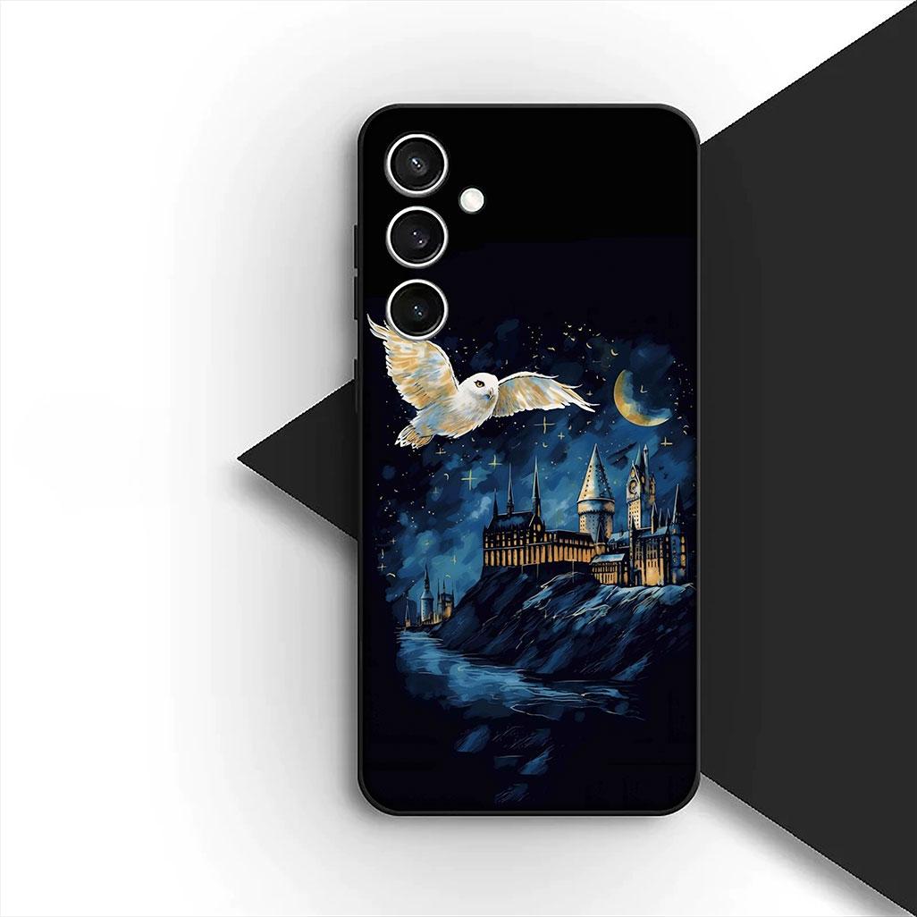 

Cover for Samsung Galaxy S20 S22 S21 FE Ultra Plus A07 A17 A15 A16 A25 A57 A37 Casing Phone Case Owl Art Harries Wand Potters Galaxy A25 5G