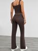 Women's Spring and Summer New Casual Solid Color Short-sleeved Pantsuit Women's Short-sleeved Casual T-shirt Shirt Trousers
