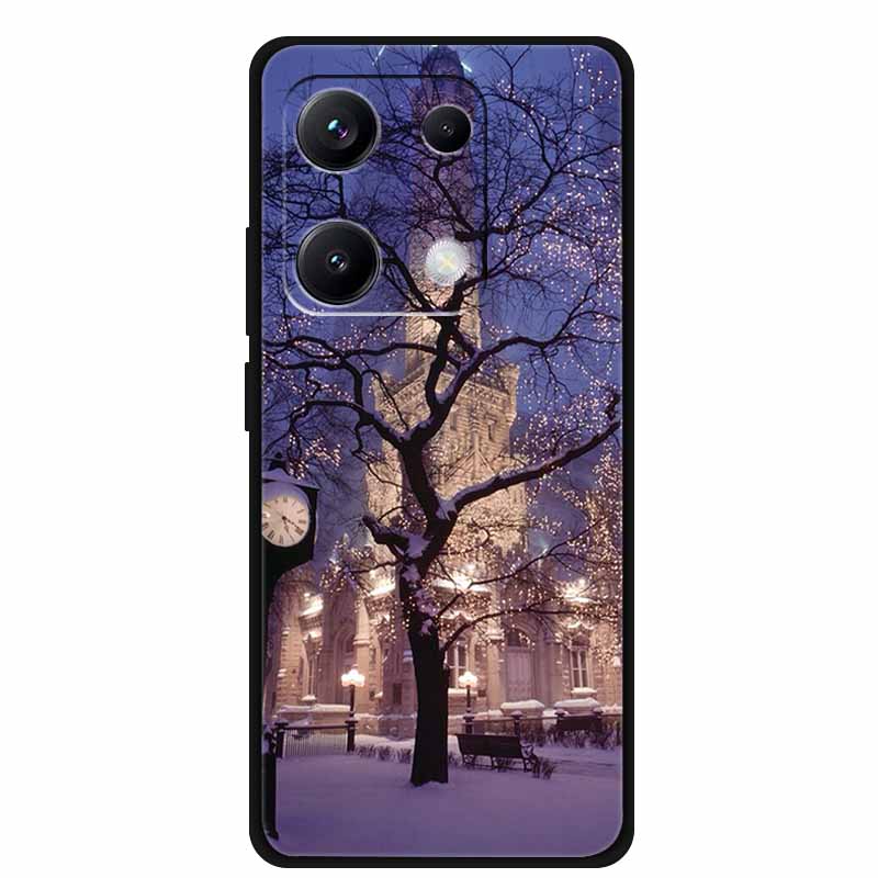 For Redmi Note 14S Case Luxury TPU Soft Silicone Back Cover Phone Cases for Xiaomi Redmi Note14S Protector Lovely Bumper Coque