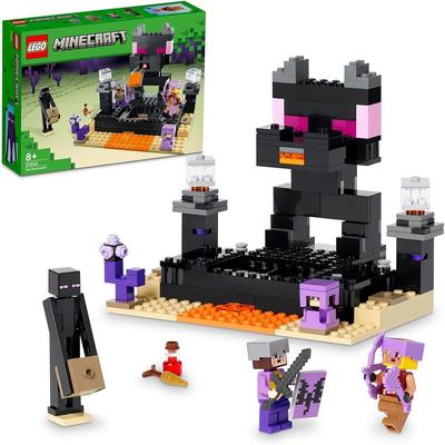 LEGO Minecraft End Arena Building Set 21242 for Kids Ages 8-10, Creative Toy Blocks