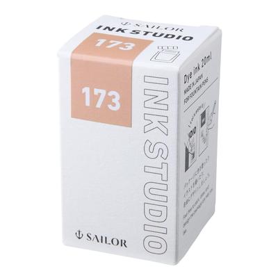 Sailor Fountain Pen Bottled Ink, Ink Studio Dye-Based Orange, 20ml, 173, 13-1300-173