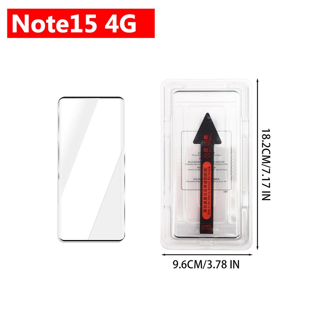 Easy Installation Tempered Glass Screen Protectors for Xiaomi Redmi Note15/15Pro Note15 Pro+ 5G 4G HD Clear Anti-scratch Films