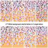 Alphabet Beads: Colorful A-Z Single Letter Round Beads for DIY Jewelry – Flat, White Background, Straight Hole for Stringing Phone Chains & More