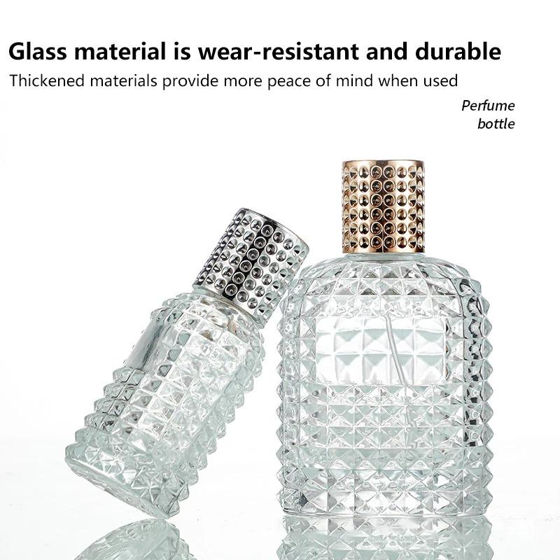 1/3Pcs Perfume Spray Bottles Portable Travel Pineapple Shape Dispenser 30/50ML Refillable Transparent Spray Bottles For Travel