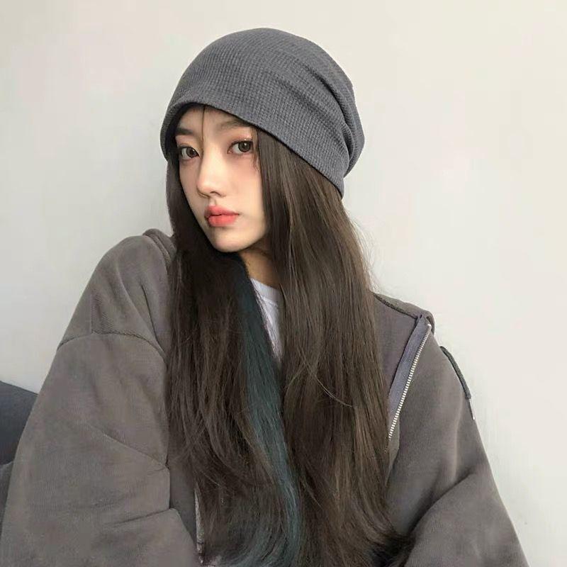 Gebratene Straße Stapelmütze Kinder Herbst und Winter Vielseitige gestrickte Baotou-Mütze Fleece Paar Baotou Kalte Mütze