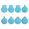 DIY Light and Shadow Keychain Christmas Silicone Epoxy Mold DIY Ornaments Pendant Crafting Mould for Valentine Gift