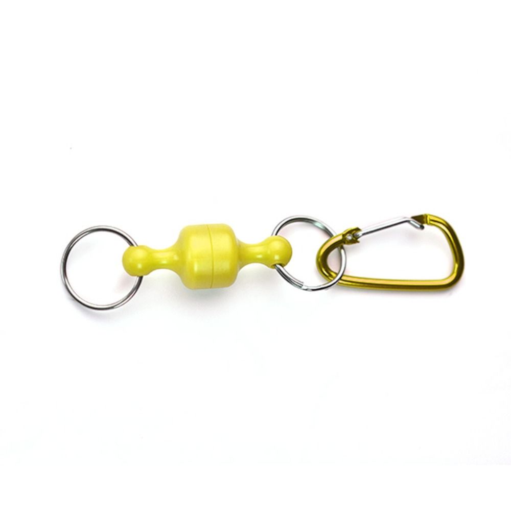 Quick Release Fishing Magnetic Buckle Magnetic Keychain Carabiner Retractor  Attached Nippers