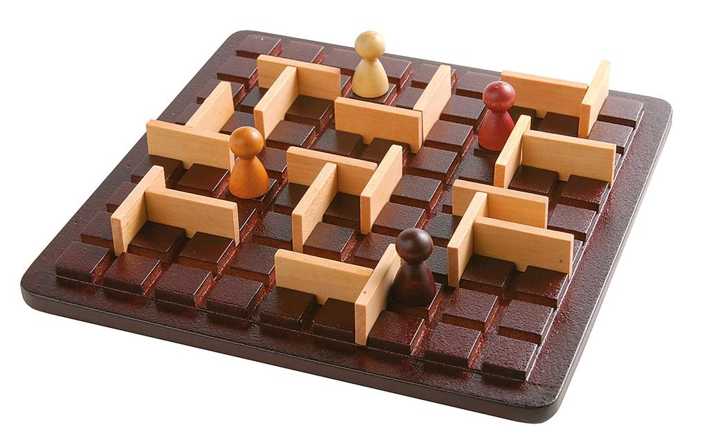 GIGAMIC Quoridor mini [Official Japanese Distributor] Board Game, Tabletop Game, Educational Toy, Brain Training Toy for Kids, France