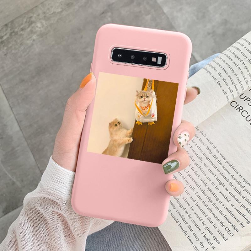 Case For Samsung Galaxy S10 Plus S 10 S10E Cover Cloud Graffiti Illustration Kanagawa Label Silicone Fundas For Samsung S10 S10e