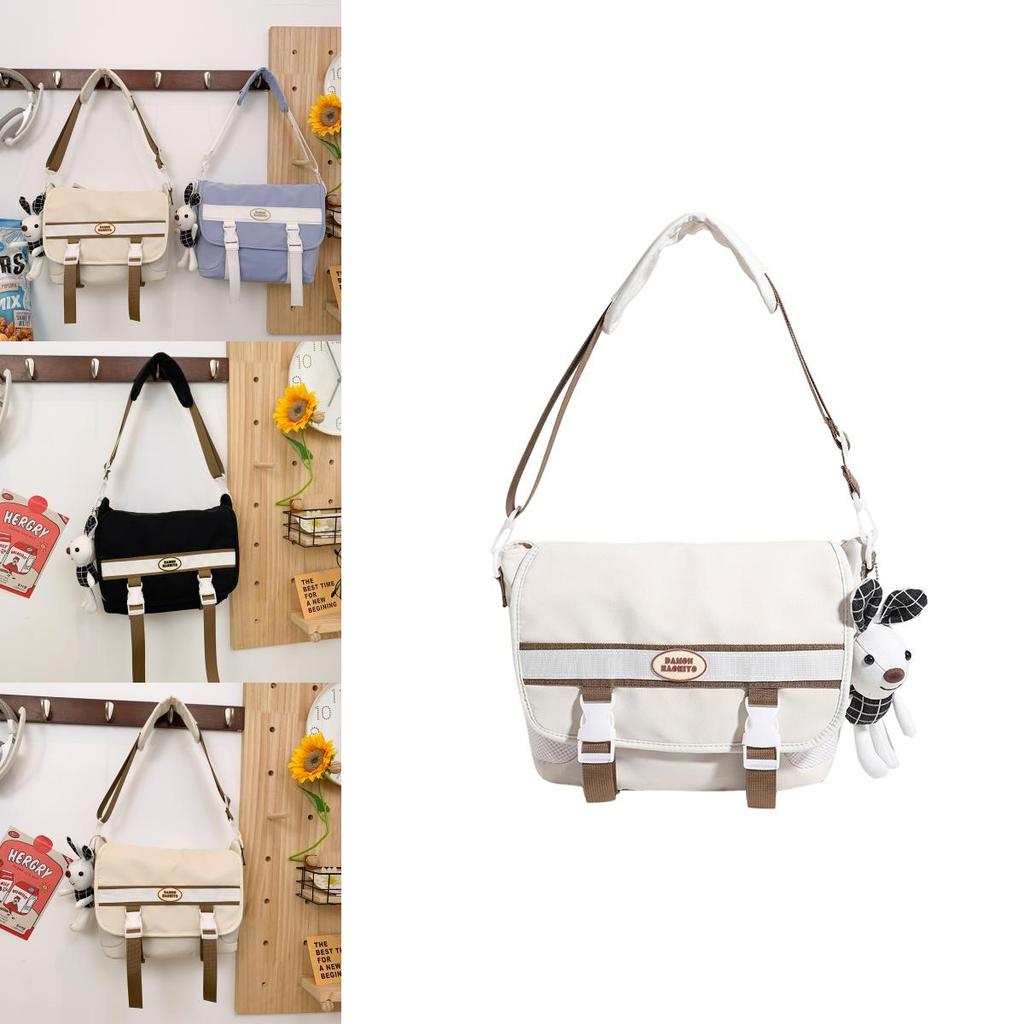 Japanese Style Student Single Shoulder Bag Women Cross-border All-match Messenger Bag Large Capacity Casual Commuter College Student Sling Bag