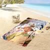 Pippi Longstocking Print Beach Towel, Large Soft Quick Dry Towel for Beach Camping Swimming