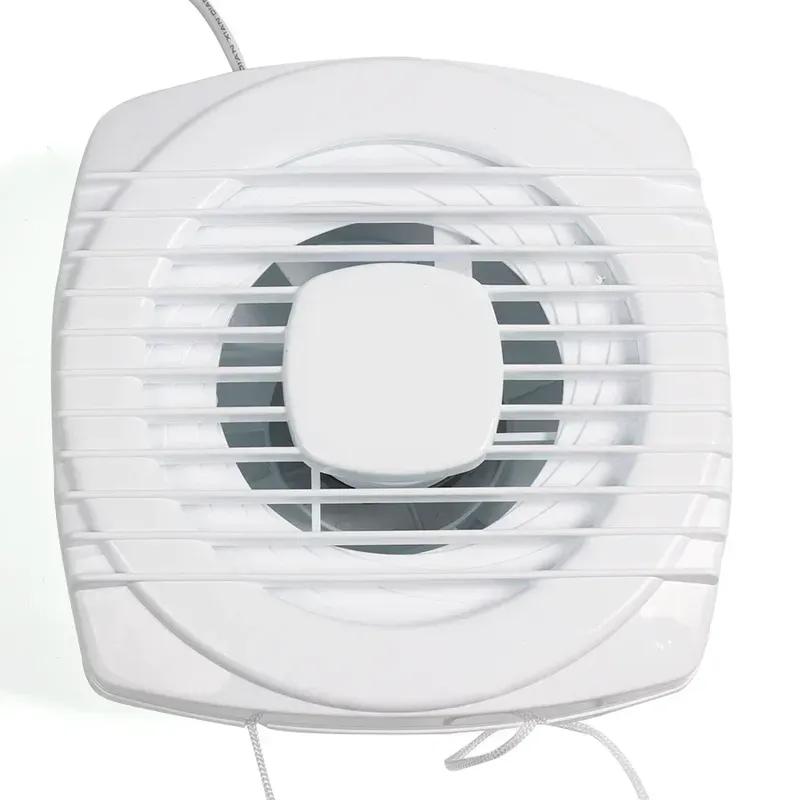 220V 4/6/7inch 110/150/180mm Silence Ventilating Strong Exhaust Extractor Fan for Window Wall Bathroom Toilet Kitchen Mounted