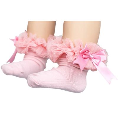 Baby Kids Girls Comfortable Solid Cute Cotton Socks Slippers Warm Ankle Socks V