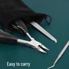 Nail Clippers & Scissors Set: Sharp Pliers, Pedicure Knife, and Pointed Scissors