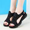 Neue Sandalen Sommer Damenschuhe weiche Sohle ultraleicht Strandsandalen flache Sohle leicht große Größe fly-woven lässige Sportsandalen