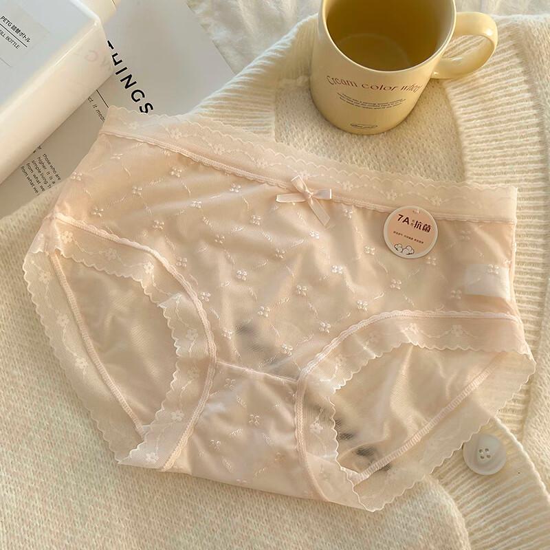 FitonTon Women's Lace Trim Briefs 5-Pack