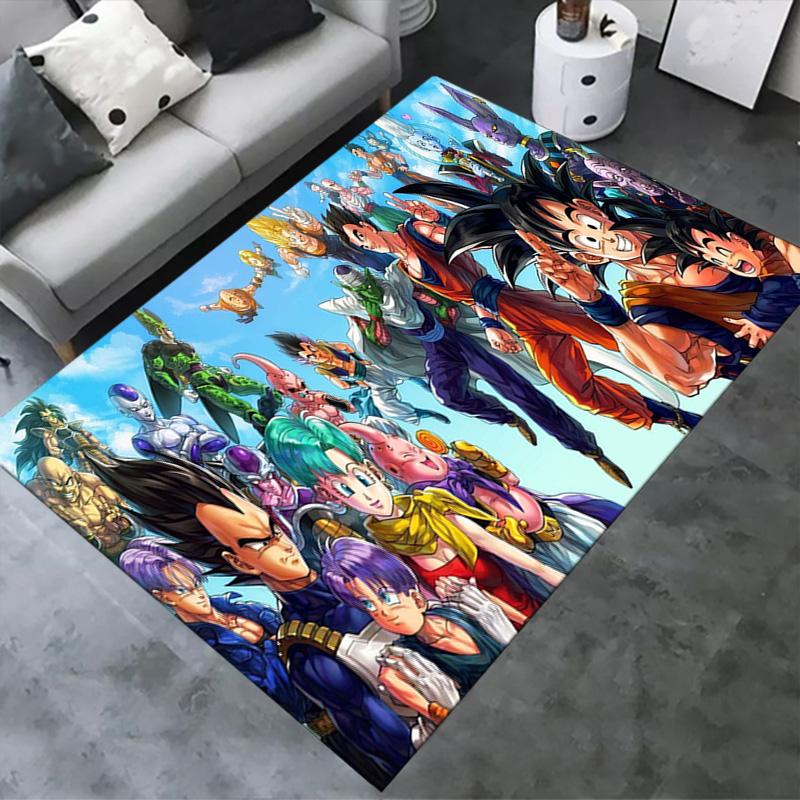 Anime Dragon Ball Carpet Rug for Living Room Bedroom Home Sofa Decoration,Kids play Non-slip Floor Mat