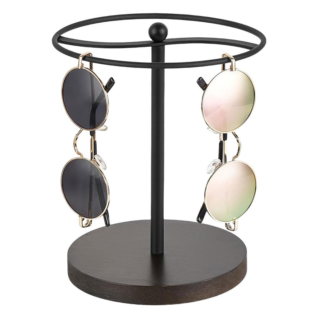 Sunglasses Organizer Display Stand Gold/Black Eyeglass Organizers Stylish Eyewear Display Holder for Any Setting