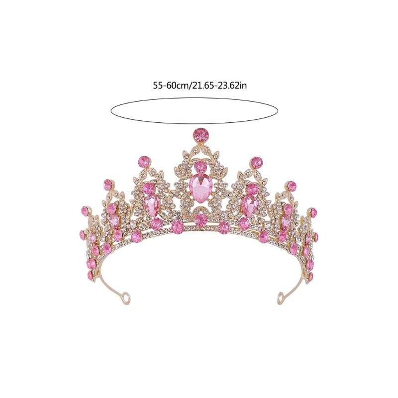 Beautifully Designed Princesses Crown with Adjustable Headwear for Fashion Lover at Birthdays Weddings or Cosplay Event