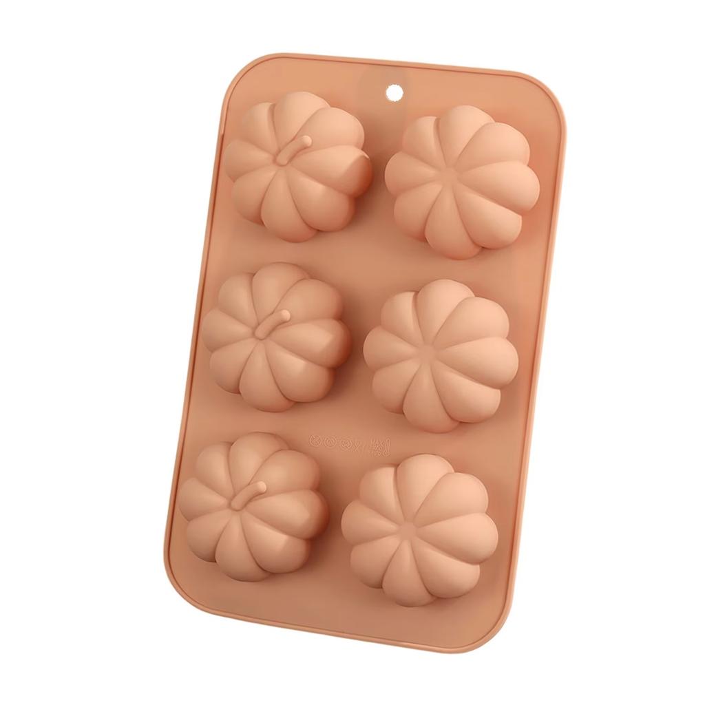 Pumpkin Silicone Mold Halloween-Themed Ice Tray Mold Muffin Making Chocolate Harvest Cake Decorating Mold