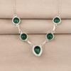 Chrome Diopside Gemstone 925 Sterling Silver Handmade Jewelry Partywear 16-18" For Wife RN-3-15
