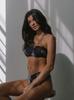 2024 Trendy Sheer Non-See-Through Tie-Up Bikini: Tan Line Free, Breathable Swimwear for Women