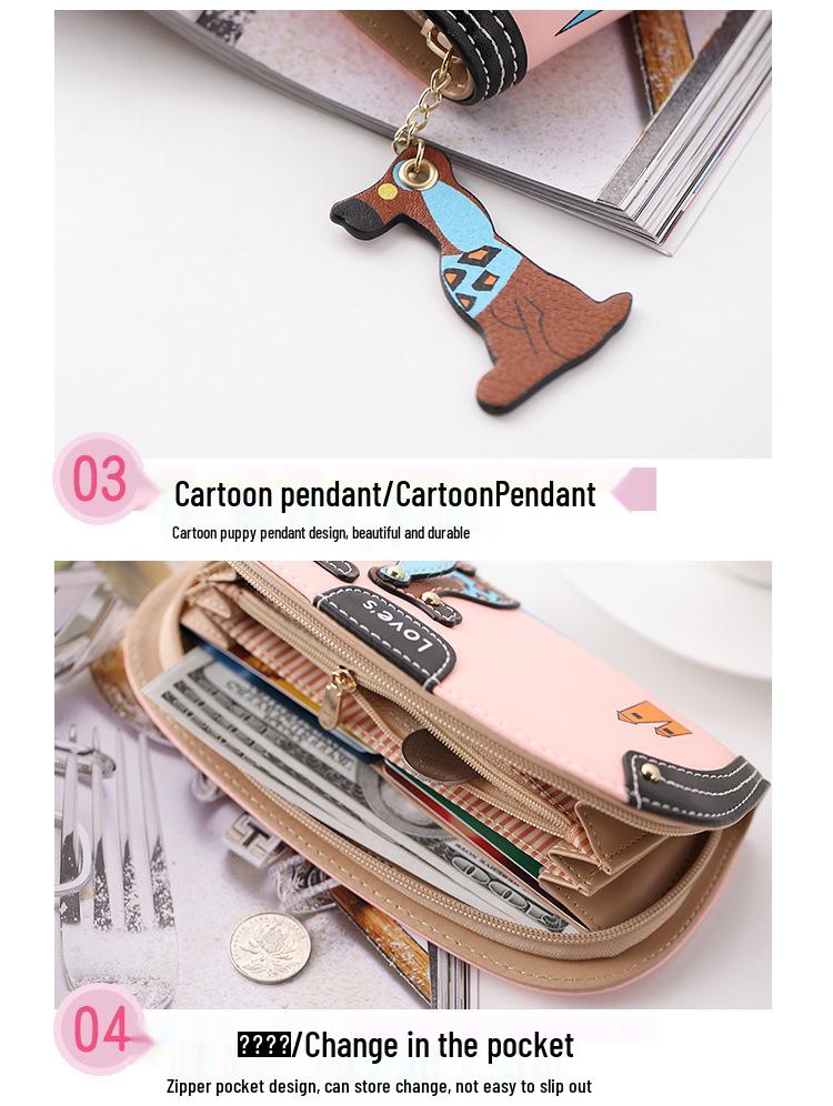2025 Women's Korean Style Lychee Grain Large Capacity Crossbody Phone Bag & Wallet.