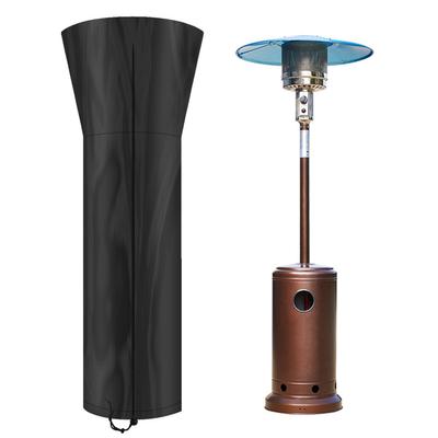 7.4Ft Outdoor Patio Heater Cover with Zipper and Drawstring Dust-proof Waterproof UV-Resistant
