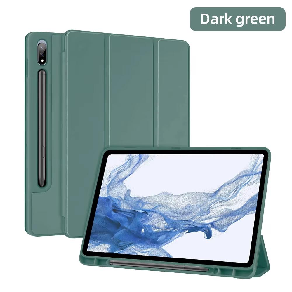 For Samsung Tab S6 lite A11 plus case S7/S8/S11 S7P/S7FE S10FE/S9/S9FE/S10lite S9P/S9 FE+/S10P 12.4in A9/A9P 11in With Pen Slot