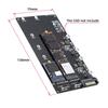 SF-046-2P Dual Oculink SFF-8612 4X To Dual NVME 110mm Adapter Card for Mainboard/Pcie SSD Connection