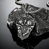 Viking Necklace for Men Odin Wolf Raven Pendant Norse Mythology Stainless Steel Jewelry Futhark Runes Celtic Crow
